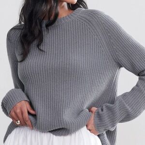 Jenni Kayne Cashmere Fisherman in dusty blue